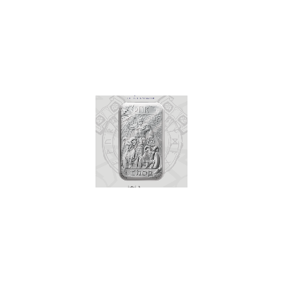 Divinità norrene - Thor - 1 Oz - lingotto d'argento da investimento