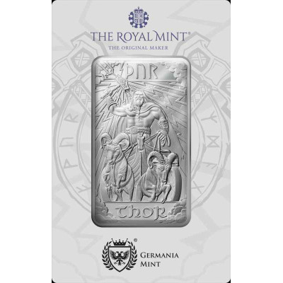 Divinità norrene - Thor - 10 Oz - lingotto d'argento da investimento