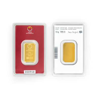 Münze Österreich 10g  - Lingote de oro de inversión