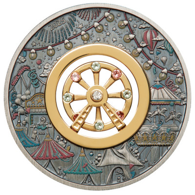 Noria (2025) - 2 Oz - Moneda de Plata de Colección