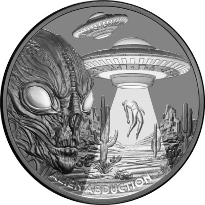 Alien  Abduction  (2025) - 1 oz - Silber Sammlermünze