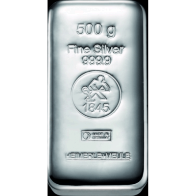Heimerle + Meule - 500g - Silbermünzbarren