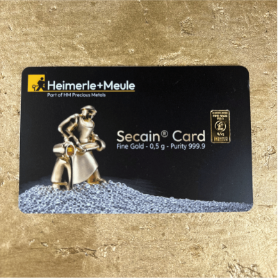 Heimerle + Meule-Sztabka złota 0,5 g