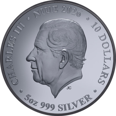 Triplo Cavallo Lunare (2026) -5 Oz d'argento da collezione