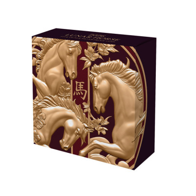Triple Lunar Horse (2026) - 5 Oz - pièce de collection en argent proof