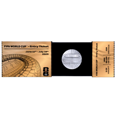 Stadium - 5 Oz - Pièce de collection en argent (en stock à partir du 23/10/2025)