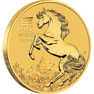 Cavallo Lunare (2026) - 1 Oz - moneta d'oro da investimento