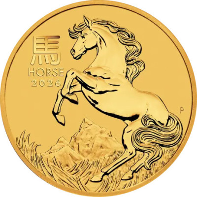 Cavallo Lunare (2026) - 1 Oz - moneta d'oro da investimento
