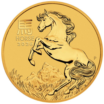 Lunar Horse (2026) - 1/2 oz - Goldanlagemünze