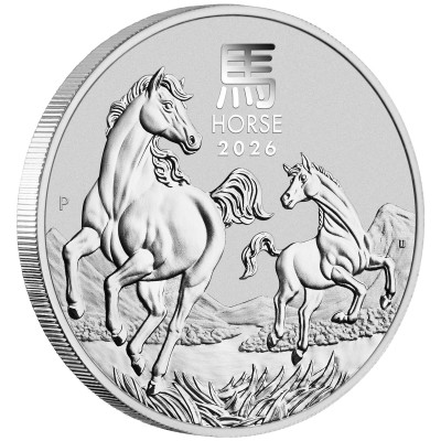 Lunar Horse (2026) - 1 oz - Silberanlagemünze