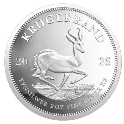 Krugerrand (2025) - 2 Oz - pièce de collection épreuve en argent