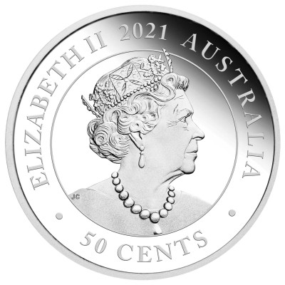 Baby Kangaroo (2021) - Moneta d'argento da collezione da 1/2 Oz.