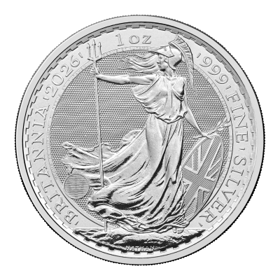 Britannia (2026) - 1 Oz - Moneda de Plata de Inversión