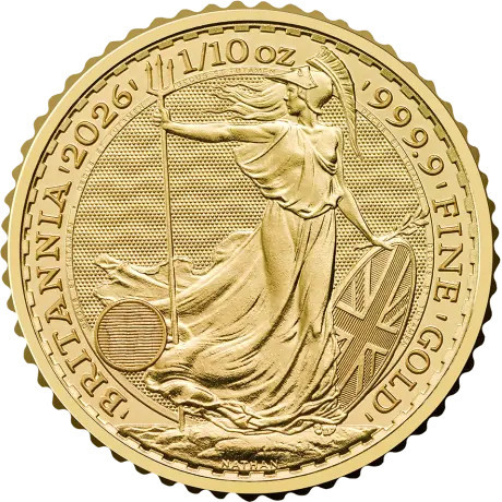 Britannia (2026) - 1/10 Oz - złota moneta inwestycyjna