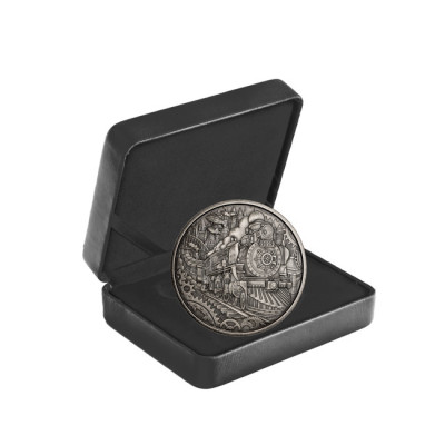 Dampflokomotive - 3 oz - Silber Sammlermünze