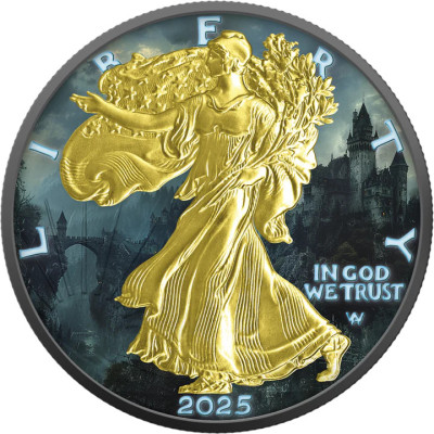 American Eagle (2025) - Principe della notte - Moneta d'argento da collezione