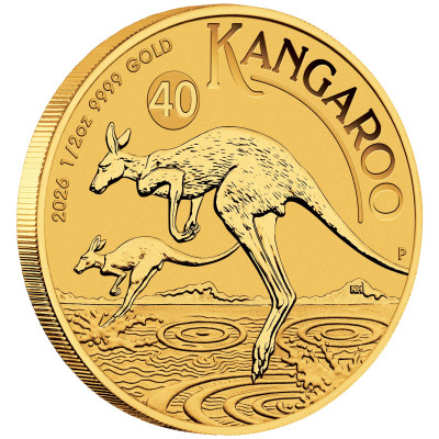 Canguro australiano (2026) - 1/2 Oz - moneta d'oro da investimento