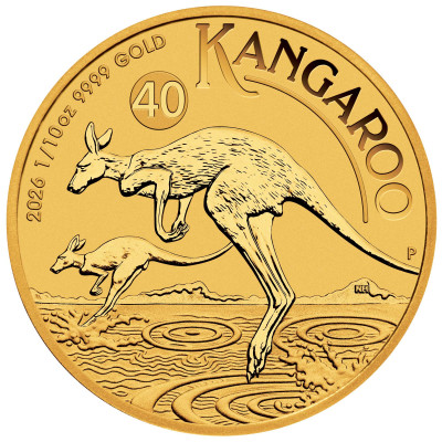 Australian Kangaroo (2026) - 1/10 Oz - Gold Investment Coin