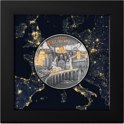 Grande Europe - 3 Oz - Moneda de Plata de Colección