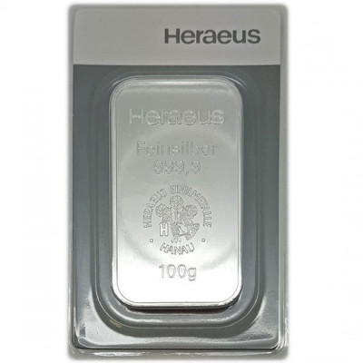 Argor-Heraeus 100 g - Lingotes de plata de inversión