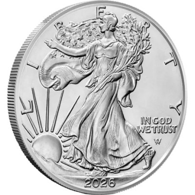 American Eagle (2026) - 1 Oz - moneda de plata de inversión