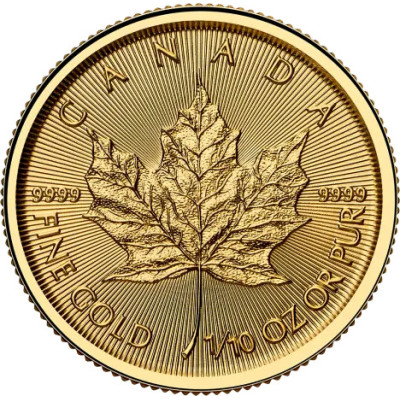 Liść Klonu (2026) - 1/10 Oz - złota moneta inwestycyjna