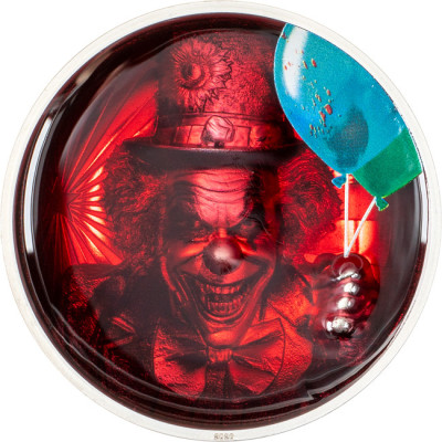 Coulrophobia (2026) - 2 uncje - srebrna moneta kolekcjonerska proof