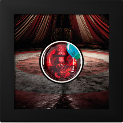 Coulrophobia (2026) - Pièce de collection de 2 oz à l'épreuve de l'argent