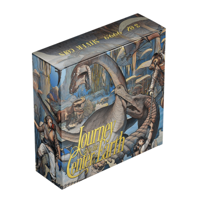 Voyage au centre de la Terre (2026) - 3 Oz - pièce de collection épreuve argent