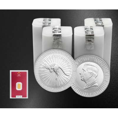 100+1: 100x Kangur (2026) 1 uncja + sztabka złota 1g GRATIS!!!