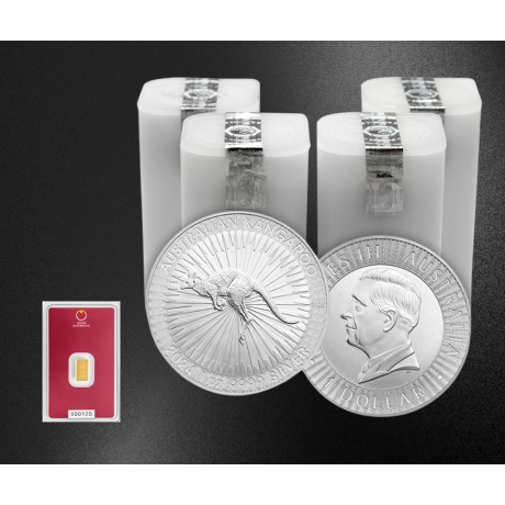 100+1: 100x Kangur (2026) 1 uncja + sztabka złota 1g GRATIS!!!