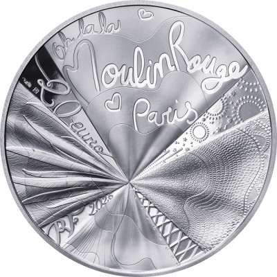 Moulin Rouge (2026) - Moneta da collezione d'argento da 1 Oz.