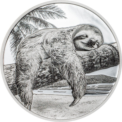 Les sept péchés capitaux - La paresse - (2026) - 1 Oz - Pièce de collection à l'épreuve de l'argent