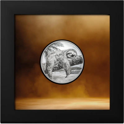 Les sept péchés capitaux - La paresse - (2026) - 1 Oz - Pièce de collection à l'épreuve de l'argent