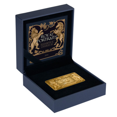 Ritratti Reali - Moneta d'argento da collezione da 2 Oz.