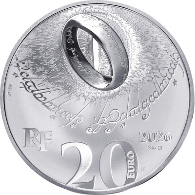 Il Signore degli Anelli - Moneta da collezione d'argento da 1 oz.