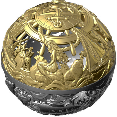 Sea & Surface - 2 Oz - Silver Collector Coin