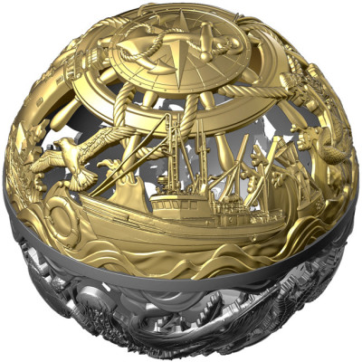 Sea & Surface - 2 Oz - Pièce de collection en argent