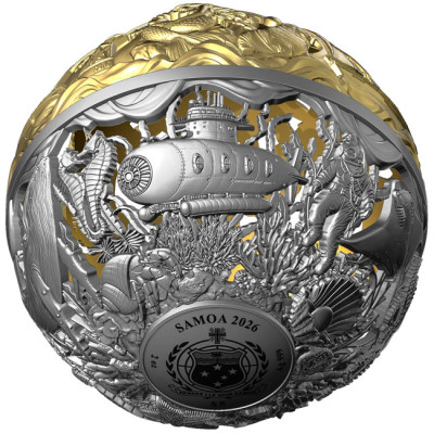 Sea & Surface - 2 Oz - Silver Collector Coin