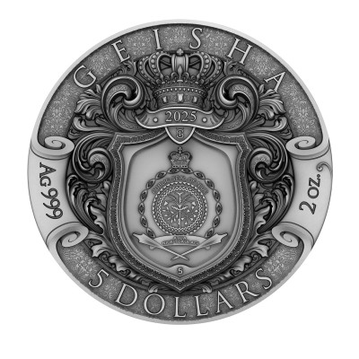Geisha - 2 Oz - Silver Collector Coin