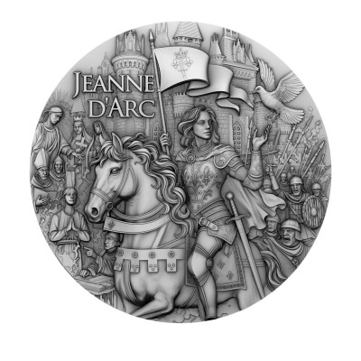Giovanna d'Arco - Moneta d'argento da collezione da 2 Oz.