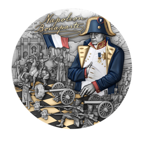 Napoleone Bonaparte - Moneta da collezione d'argento da 2 Oz.