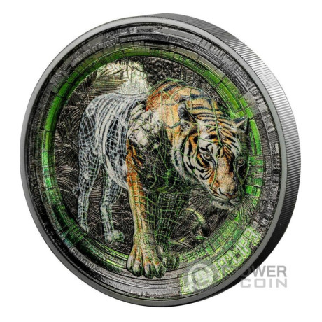 Tiger Other Life - 3 Oz - Pièce de collection en argent