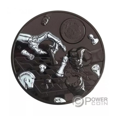 Dark Checkmate (2021) - Pièce de collection épreuve en argent de 3 oz
