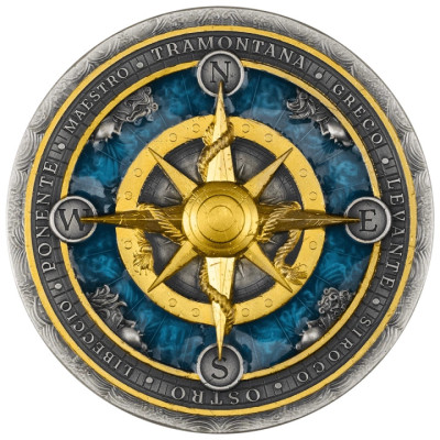 Compass Rose (2026) - 2 Oz - Silver Collector's Coin