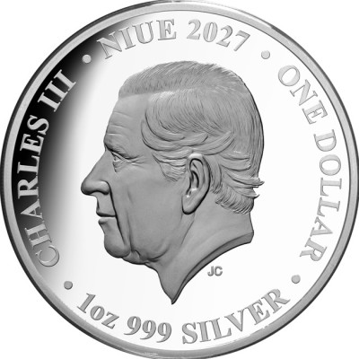 Lunar Goat (2027) - 1 once - pièce de collection en argent