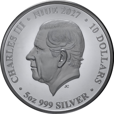 Lunar Goat (2027) - 5 oz - pièce de collection en argent de qualité « proof »