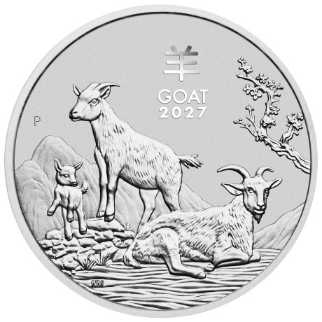 Lunar Goat (2027) - 1 Oz - Silver Investment Coin