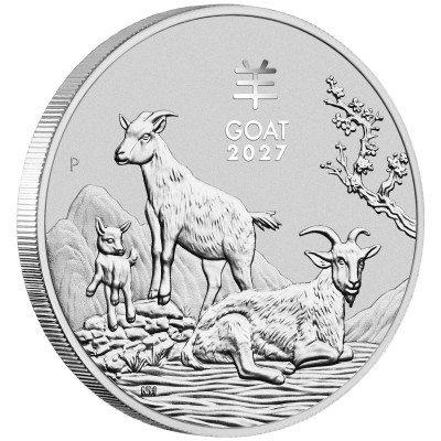 Lunar Goat (2027) - 1 Oz - Silver Investment Coin