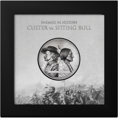 Custer vs. Sitting Bull (2026) – 2 oz – Silber Proof-Sammlermünze